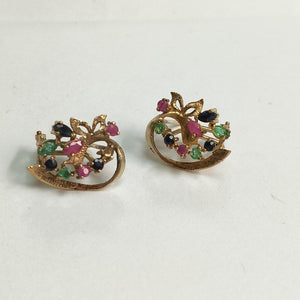 ARETES PAR ORO 8 K 4,00 GRMS (SEMINUEVO)