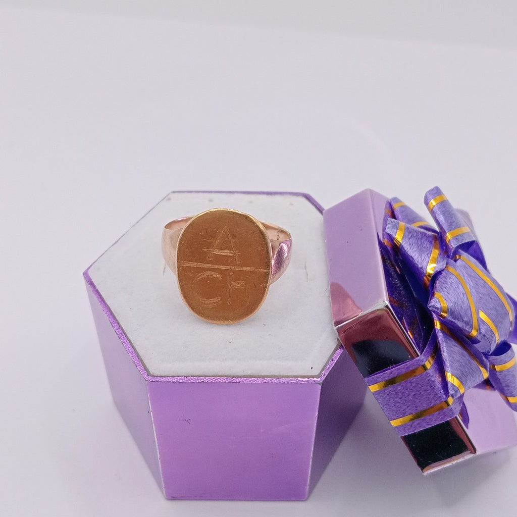 ANILLO ORO 10 K 5 GRMS (SEMINUEVO)