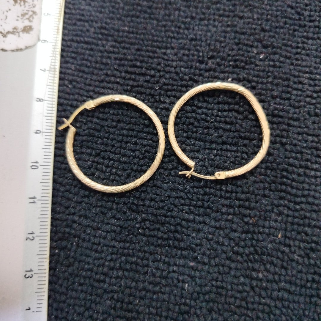 ARRACADAS PAR ORO 14 K 2,50 GRMS (SEMINUEVO)