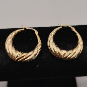 ARRACADAS PAR ORO 14 K 4.3 GRMS (SEMINUEVO)