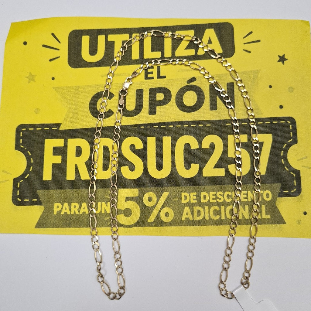 CADENA ORO 10 K 4.3 GRMS (SEMINUEVO)