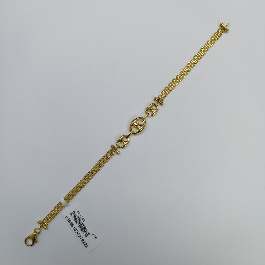 PULSERAS DAMA ORO 14K 3.4 (NUEVO)