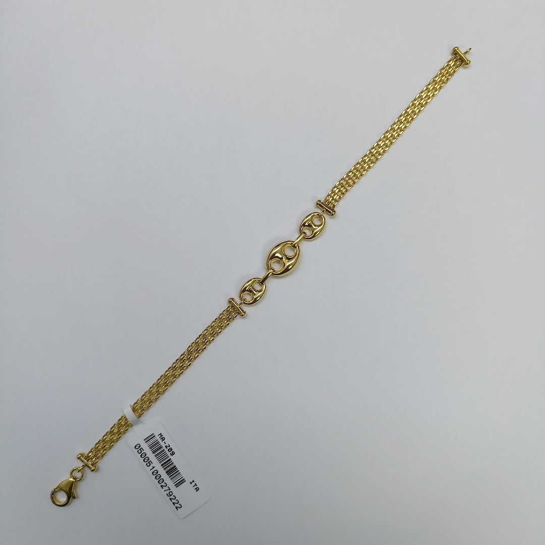 PULSERAS DAMA ORO 14K 3.4 (NUEVO)
