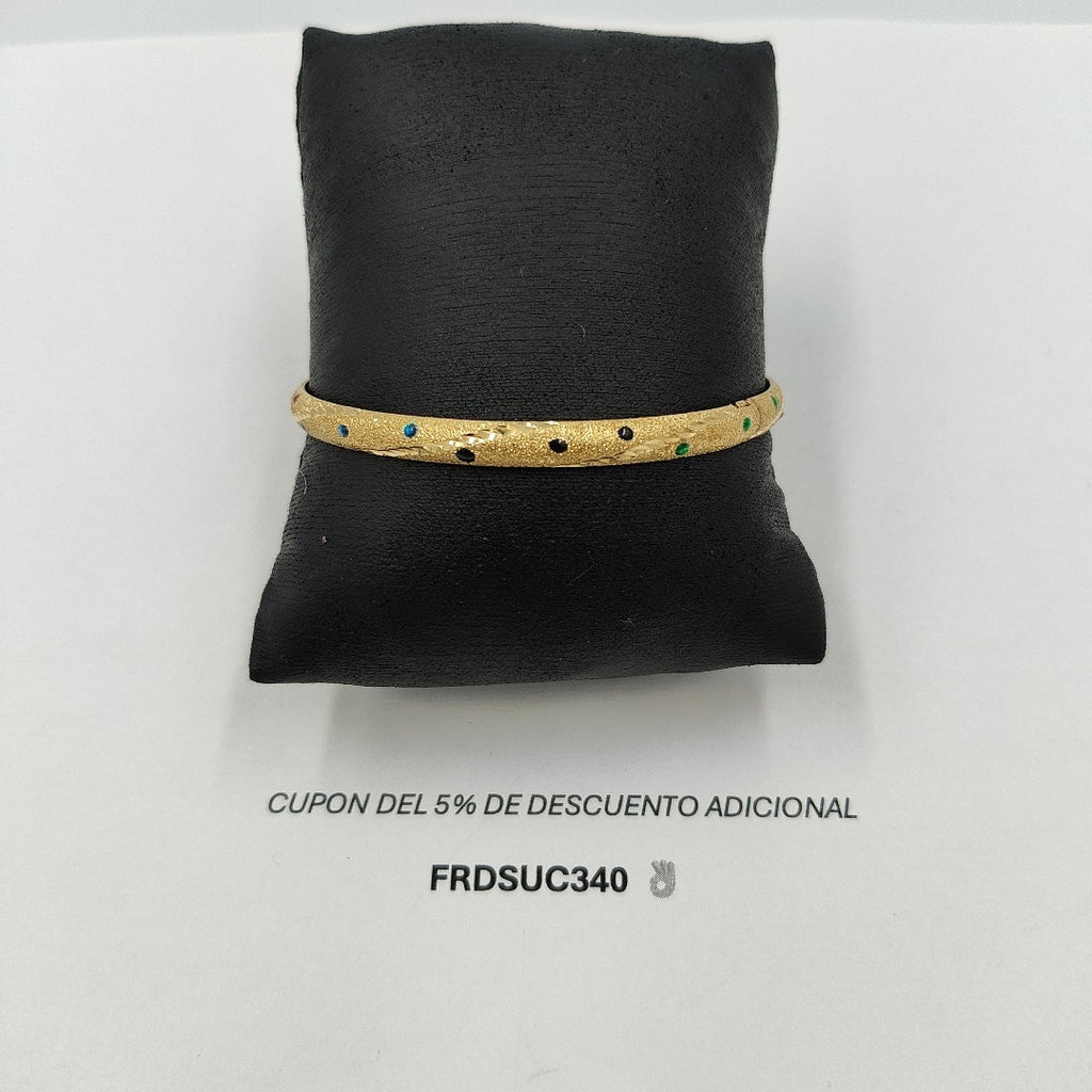 PULSERA RIGIDA ORO 14 K 6,40 GRMS (SEMINUEVO)