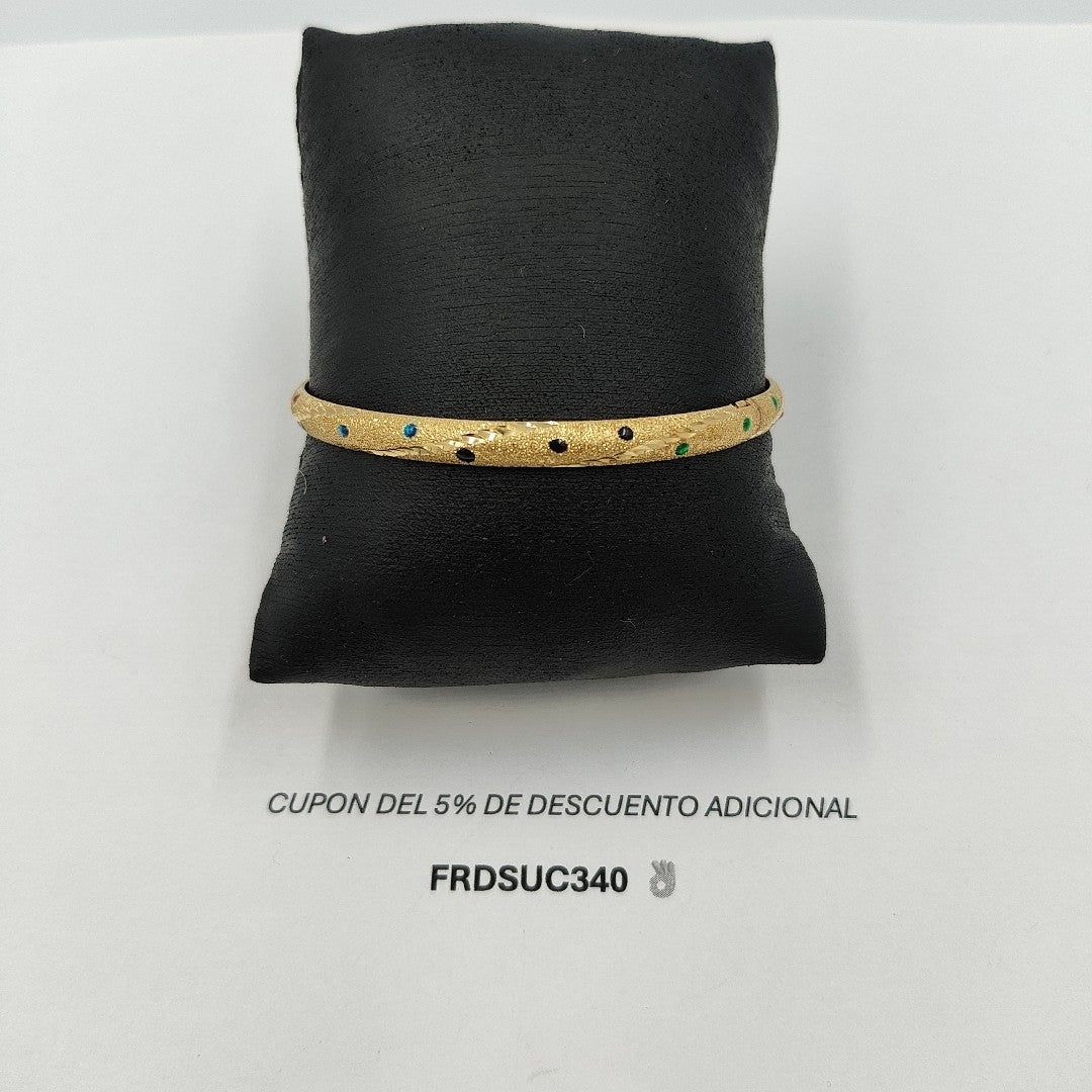 PULSERA RIGIDA ORO 14 K 6,40 GRMS (SEMINUEVO)