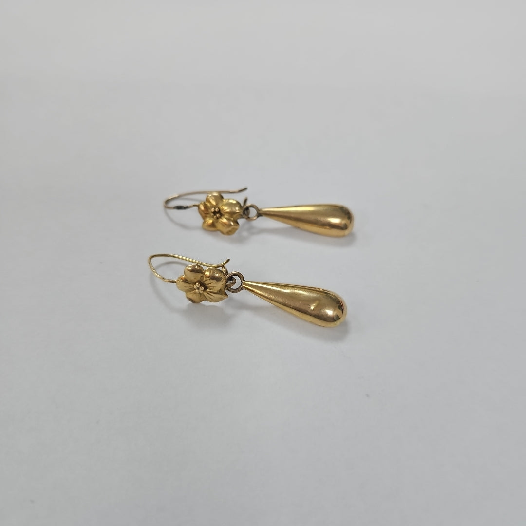 ARETES PAR ORO 14 K 2.7 GRMS (SEMINUEVO)