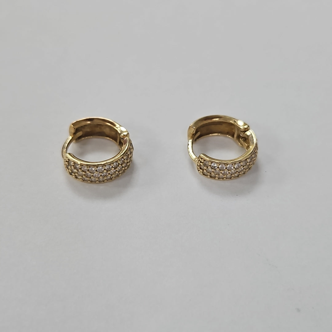 ARRACADAS PAR ORO 14 K 2.2 GRMS (SEMINUEVO)