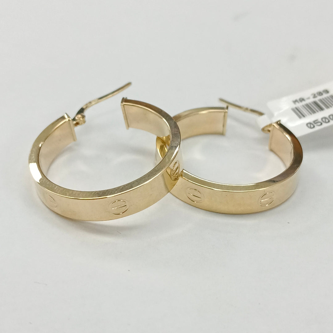 ARRACADAS ORO 14K 3 (NUEVO)