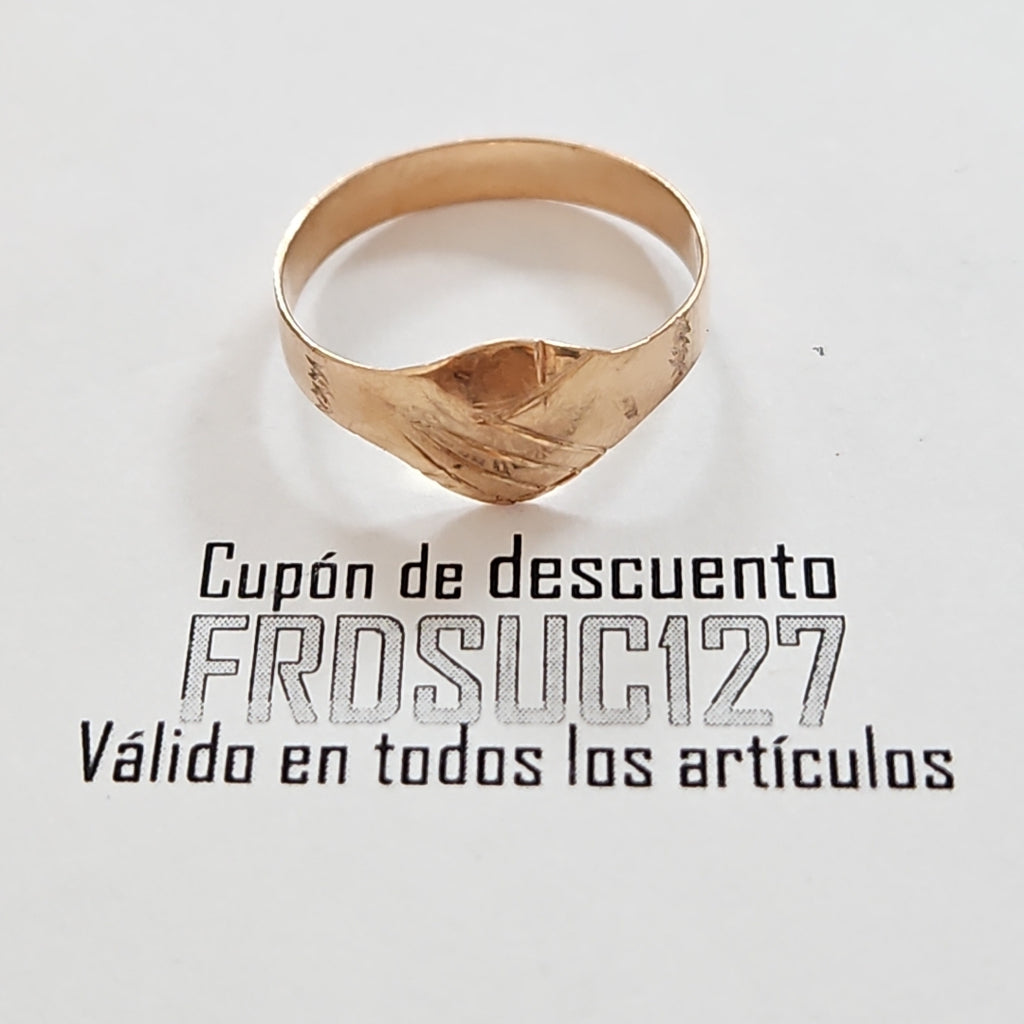 ANILLO ORO 10 K 1,70 GRMS (SEMINUEVO)