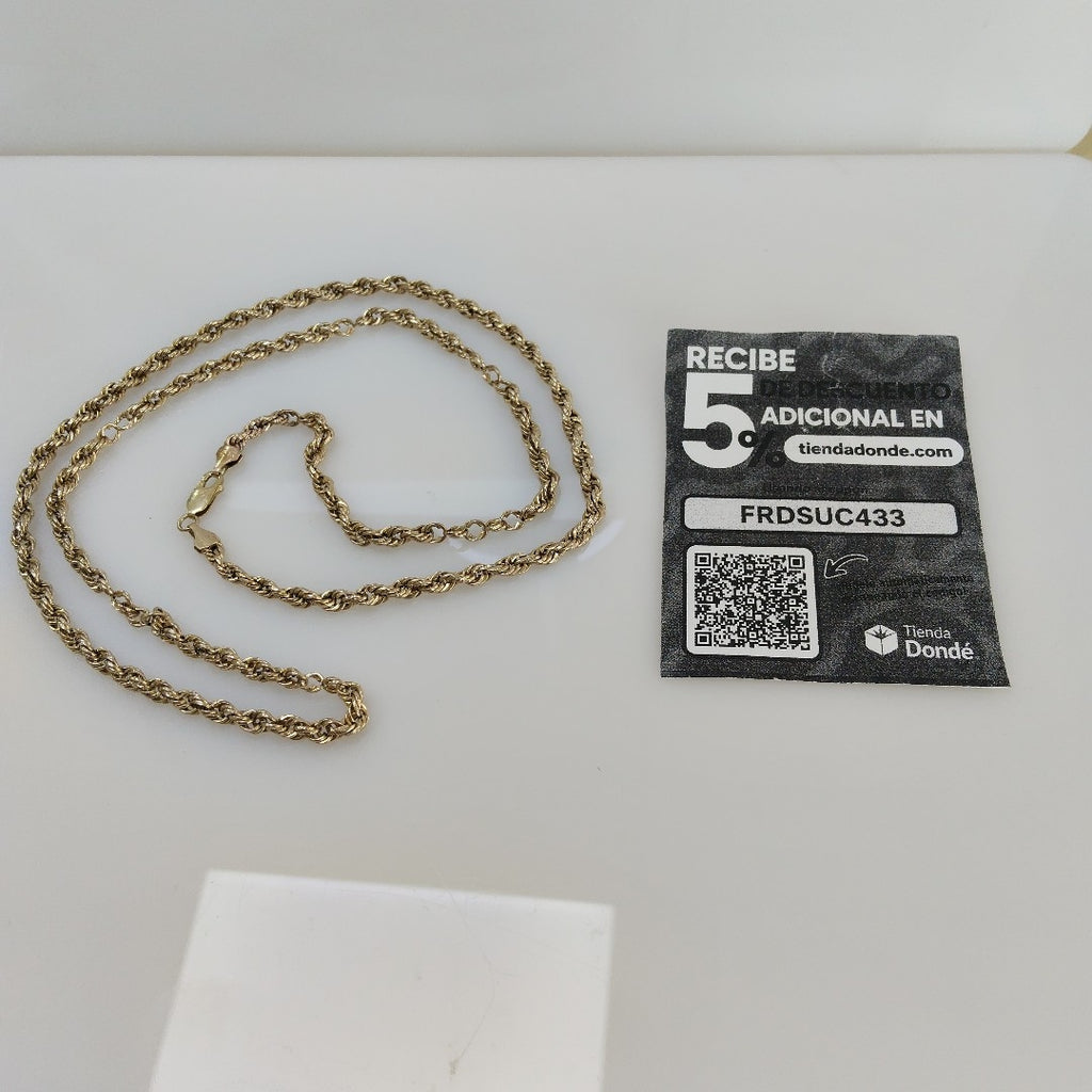 CADENA ORO 10 K 8,90 GRMS (SEMINUEVO)
