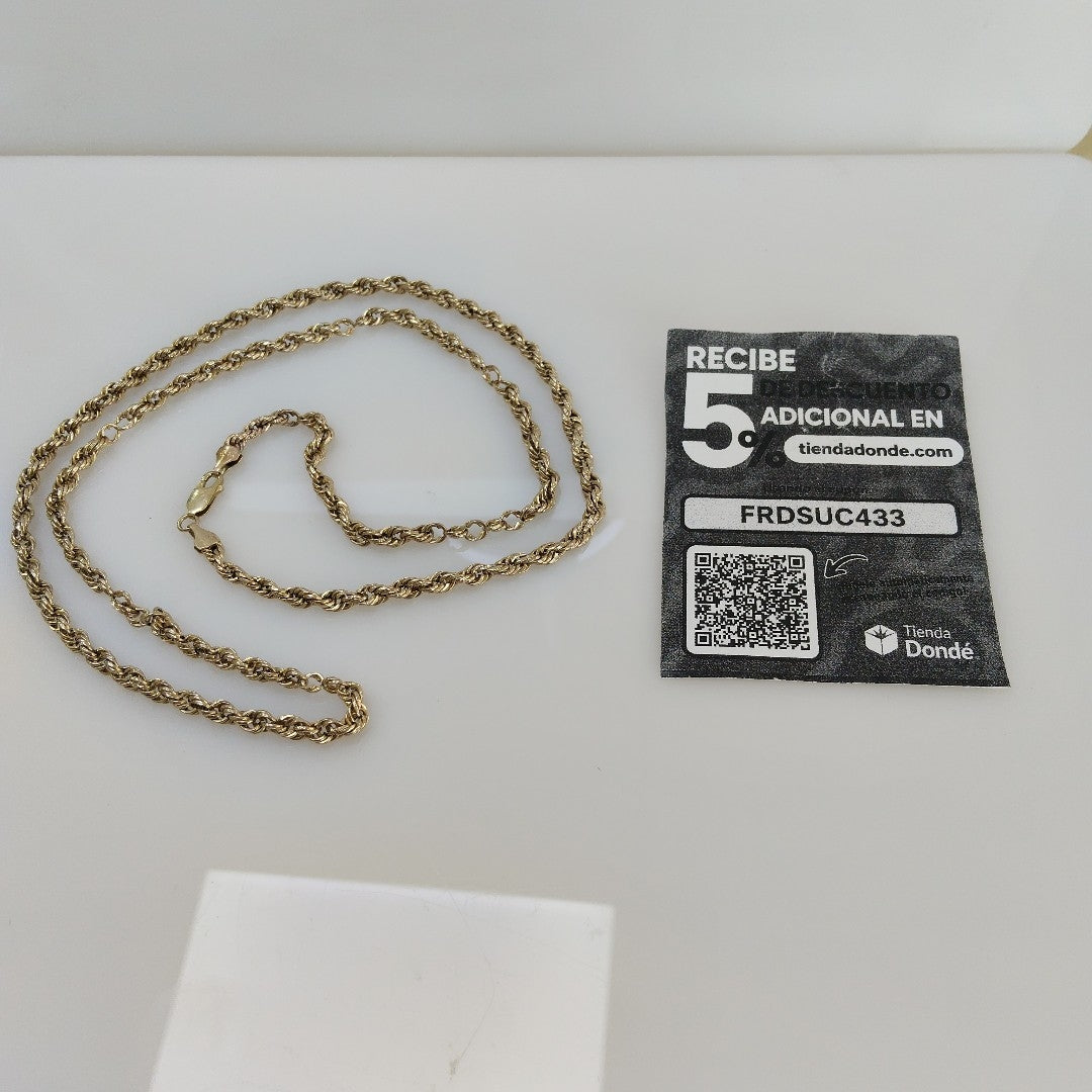 CADENA ORO 10 K 8,90 GRMS (SEMINUEVO)
