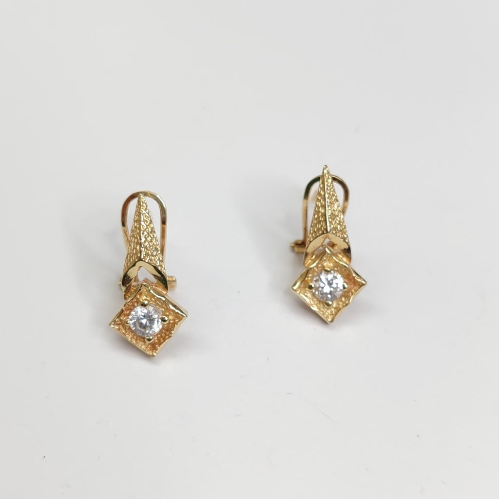 ARETES PAR ORO 14 K 2,70 GRMS (SEMINUEVO)