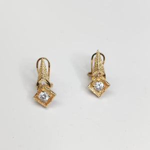 ARETES PAR ORO 14 K 2,70 GRMS (SEMINUEVO)