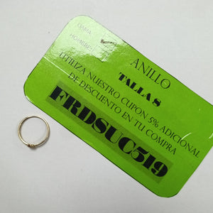 ANILLITO ORO 14 K 1.1 GRMS (SEMINUEVO)