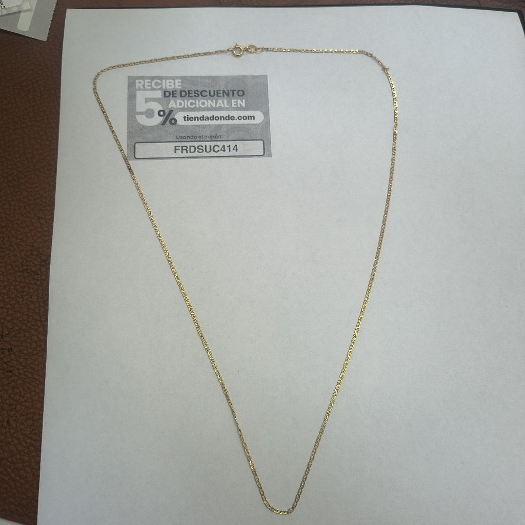 CADENA ORO 14 K 2.3 GRMS (SEMINUEVO)