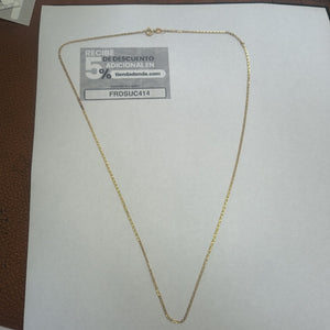CADENA ORO 14 K 2.3 GRMS (SEMINUEVO)