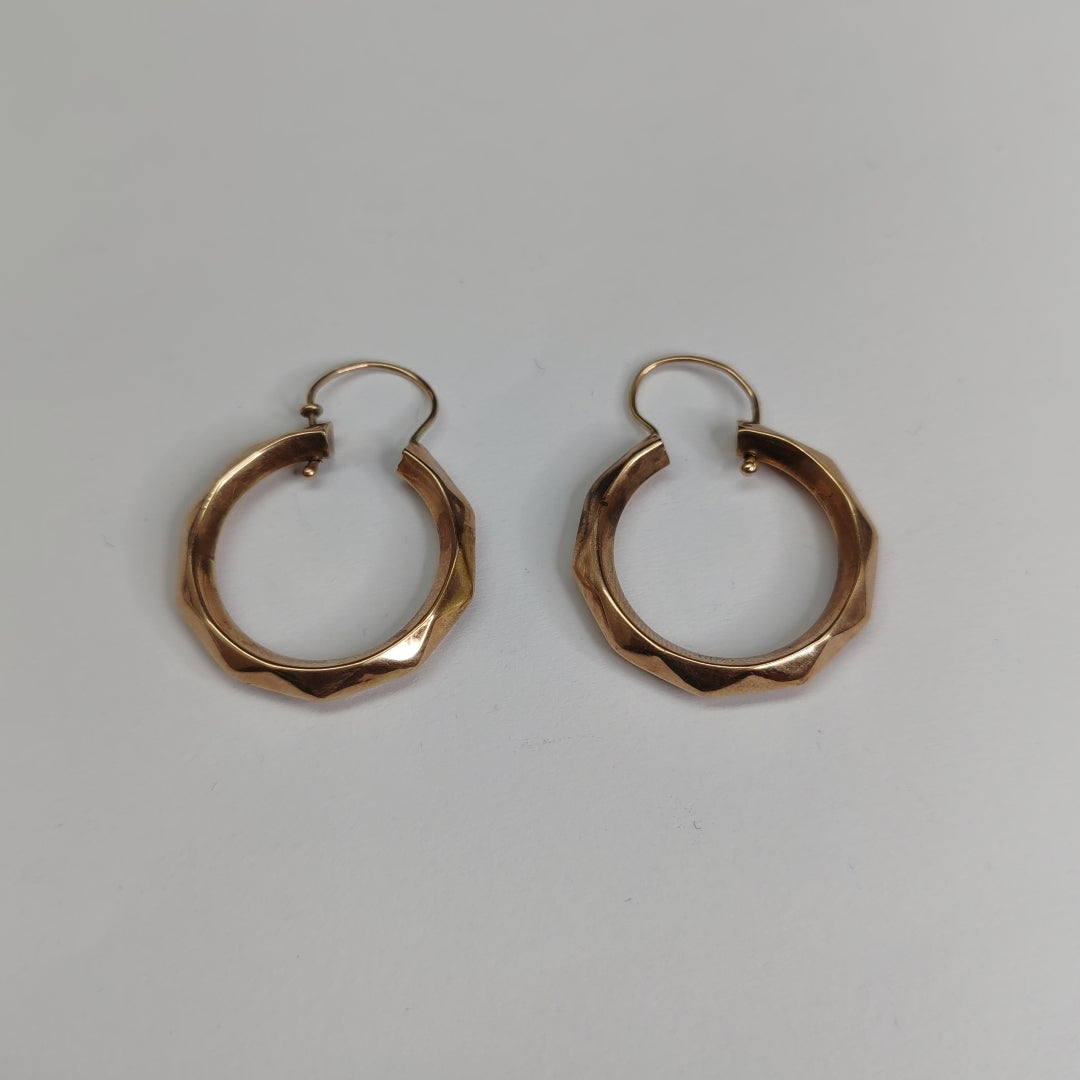 ARRACADAS PAR ORO 10 K 2.6 GRMS (SEMINUEVO)