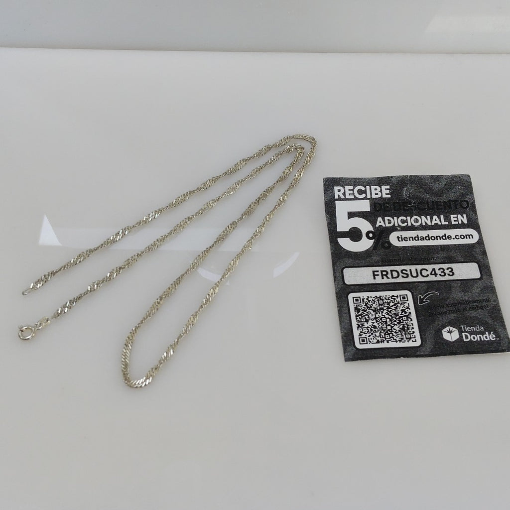 CADENA PLATA 6,80 GRMS (SEMINUEVO)