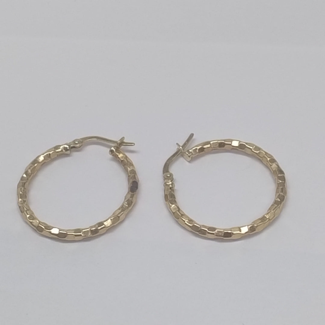 ARRACADAS PAR ORO 14 K 1.6 GRMS (SEMINUEVO)