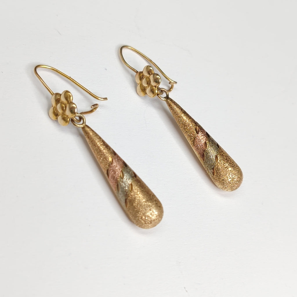 ARETES PAR ORO 10 K 3,10 GRMS (SEMINUEVO)