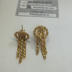 ARETES PAR ORO 14 K 12 GRMS (SEMINUEVO)
