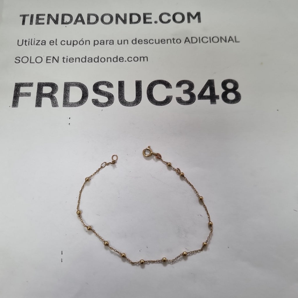 PULSERA ORO 10 K 1.1 GRMS (SEMINUEVO)
