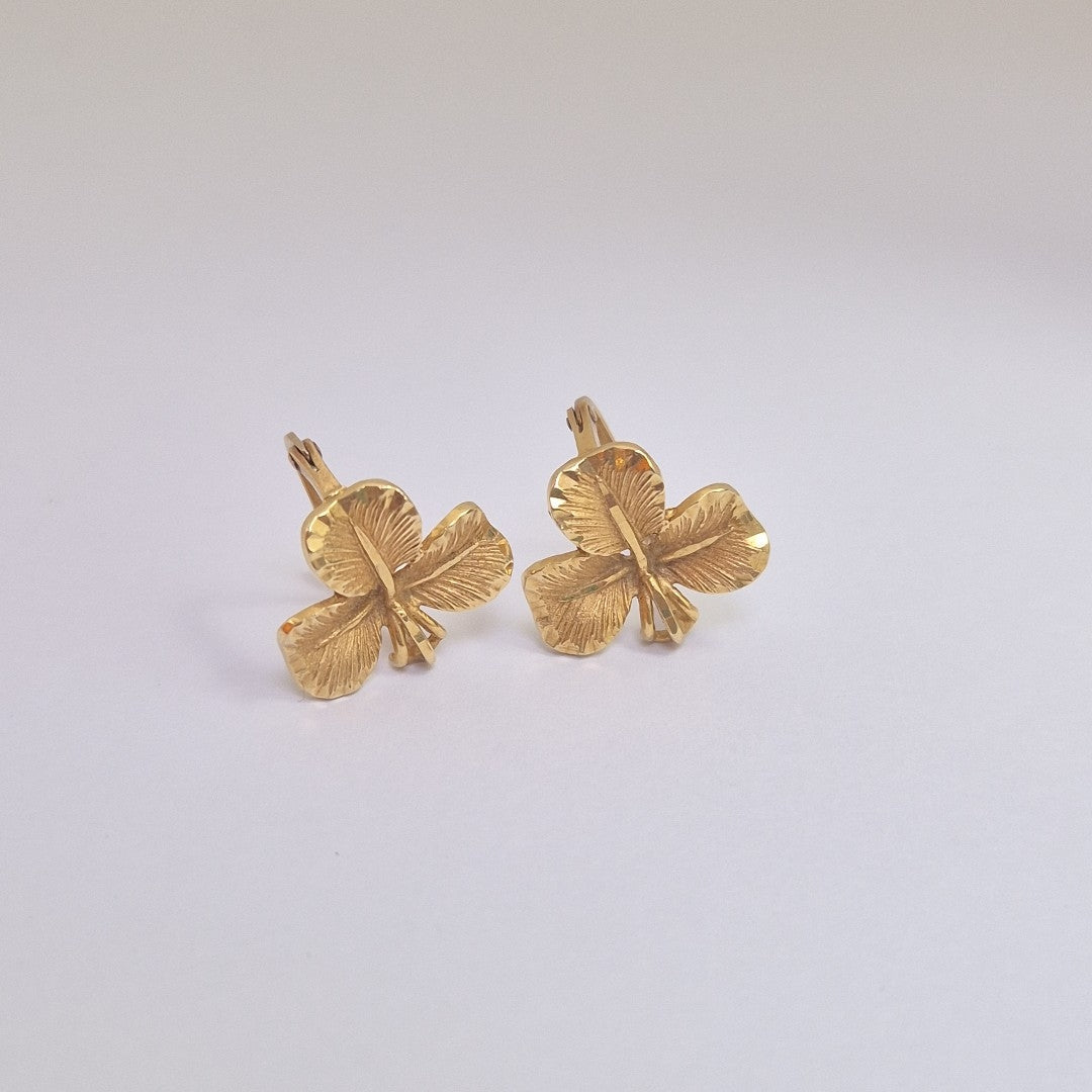 ARETES PAR ORO 14 K 3,20 GRMS (SEMINUEVO)