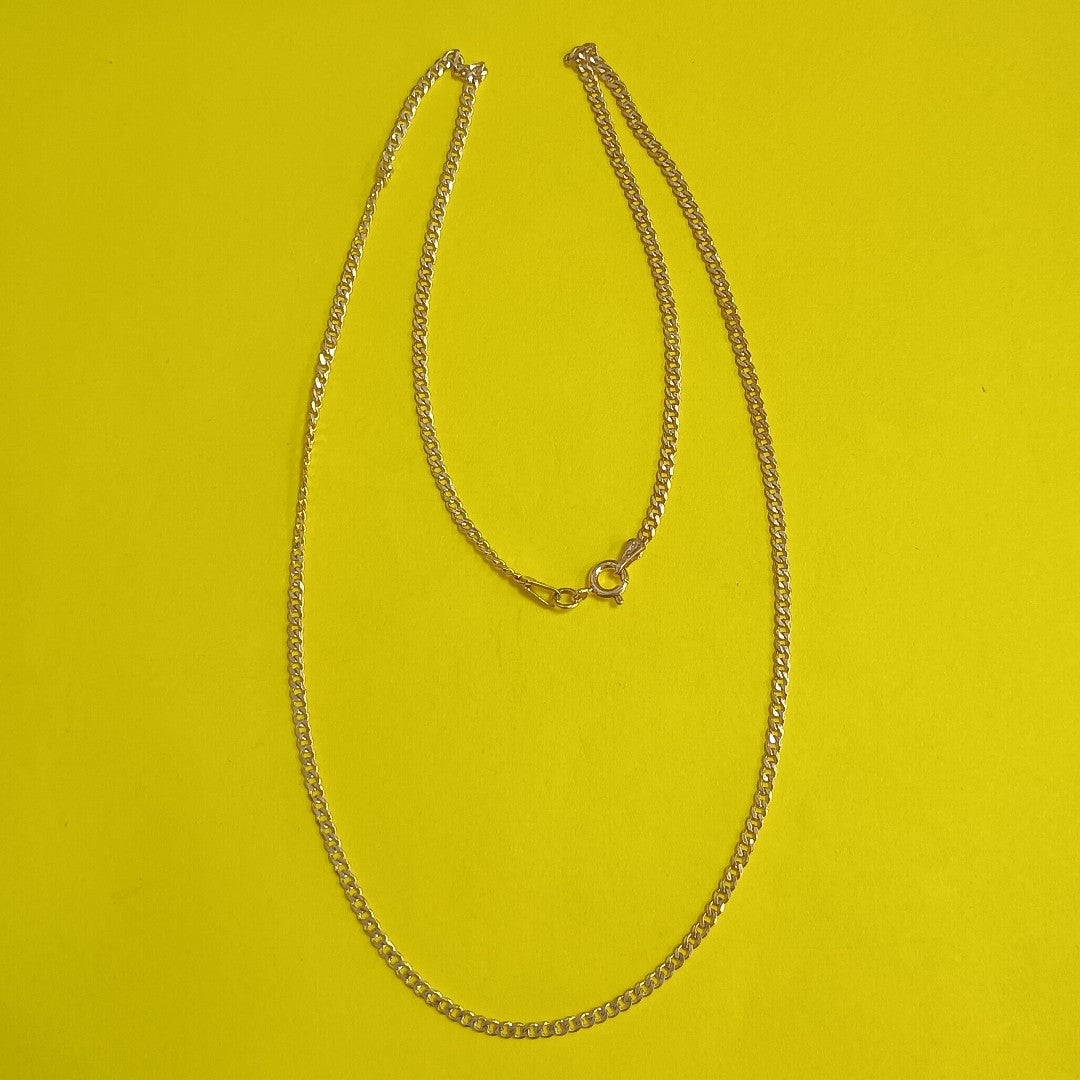 CADENA TEJIDO BARBADO PLATA .925 55 CM 5.3 GR (NUEVO)
