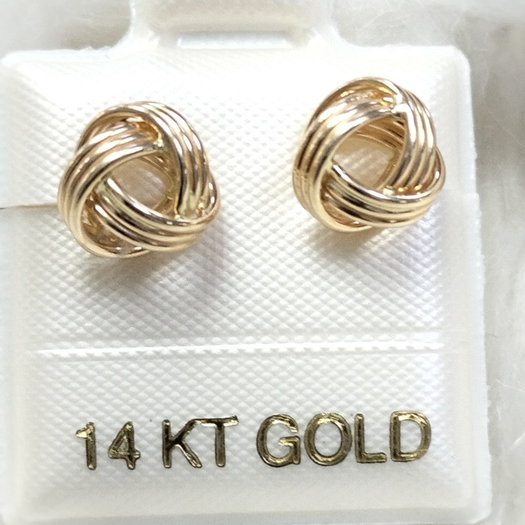 BROQUELES ORO 14K 1.8 (NUEVO)