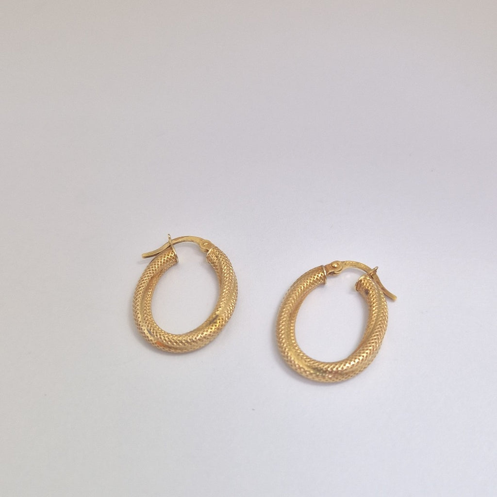ARRACADAS PAR ORO 14 K 1,60 GRMS (SEMINUEVO)