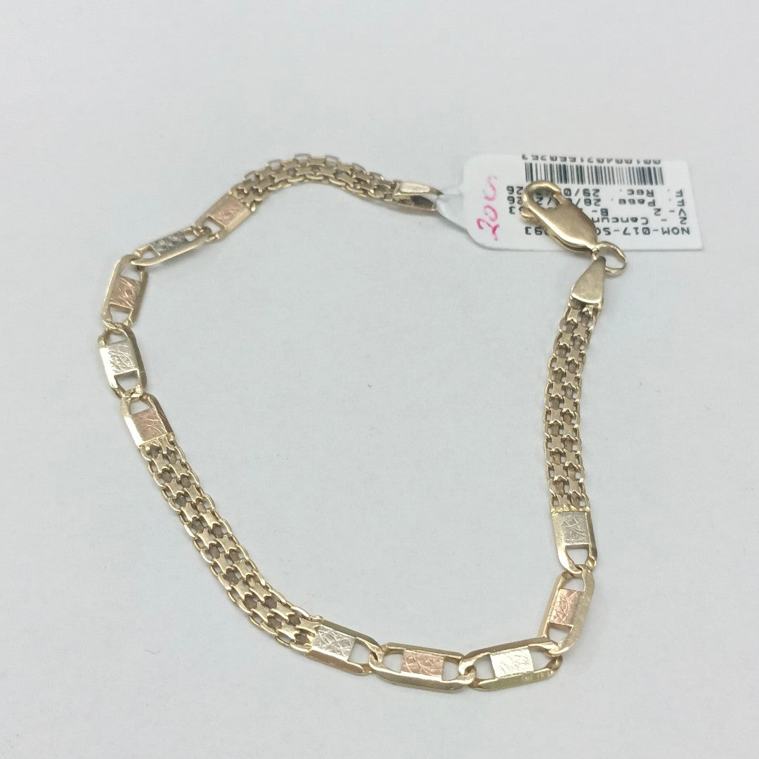 PULSERA ORO 14 K 5.8 GRMS (SEMINUEVO)