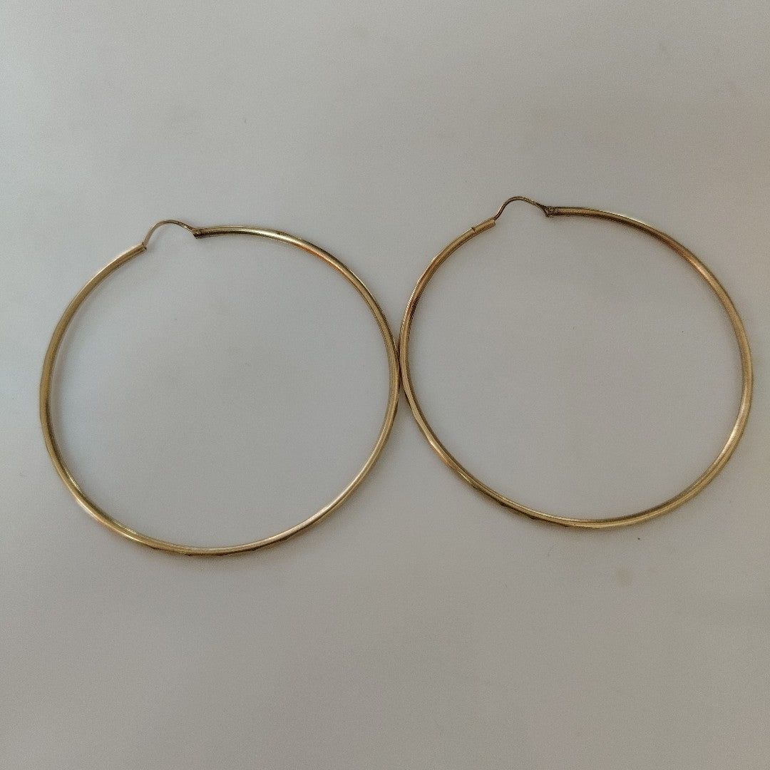 ARRACADAS PAR ORO 14 K 4.6 GRMS (SEMINUEVO)