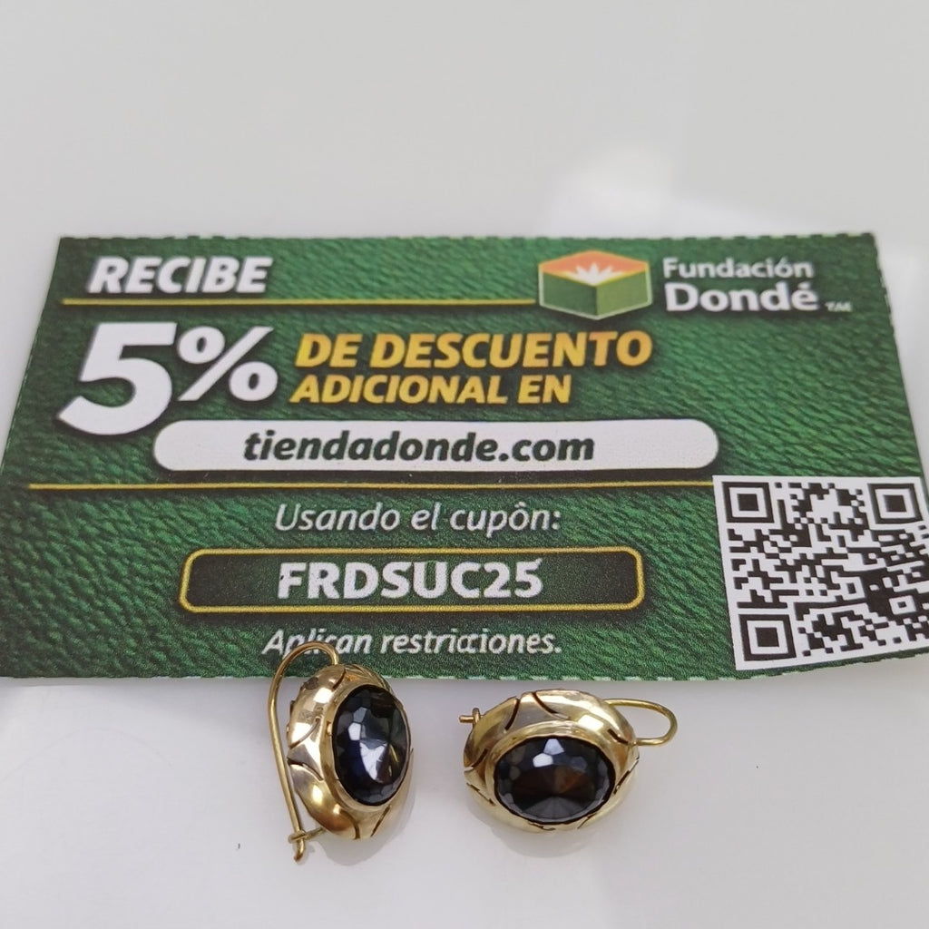 ARETES PAR ORO 10 K 2.2 GRMS (SEMINUEVO)