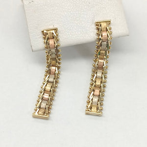 ARETES PAR ORO 14 K 3,40 GRMS (SEMINUEVO)