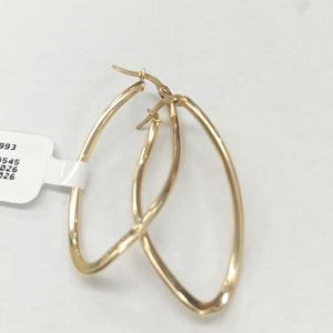 ARRACADAS PAR ORO 14 K 1.7 GRMS (SEMINUEVO)
