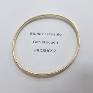 PULSERA RIGIDA ORO 14 K 5,40 GRMS (SEMINUEVO)