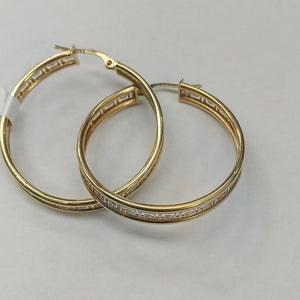 ARRACADAS PAR ORO 14 K 3.8 GRMS (SEMINUEVO)