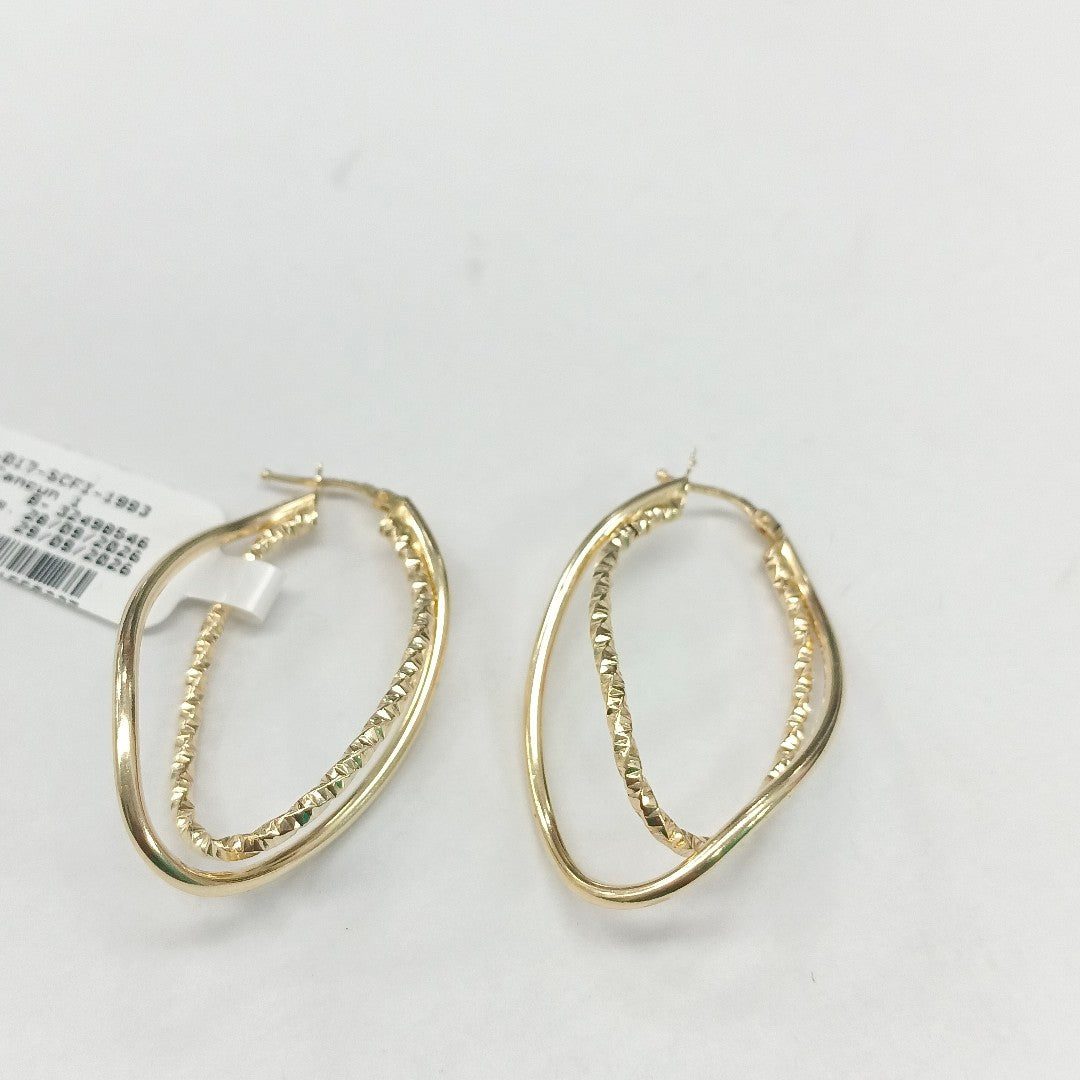 ARRACADAS PAR ORO 14 K 3.3 GRMS (SEMINUEVO)