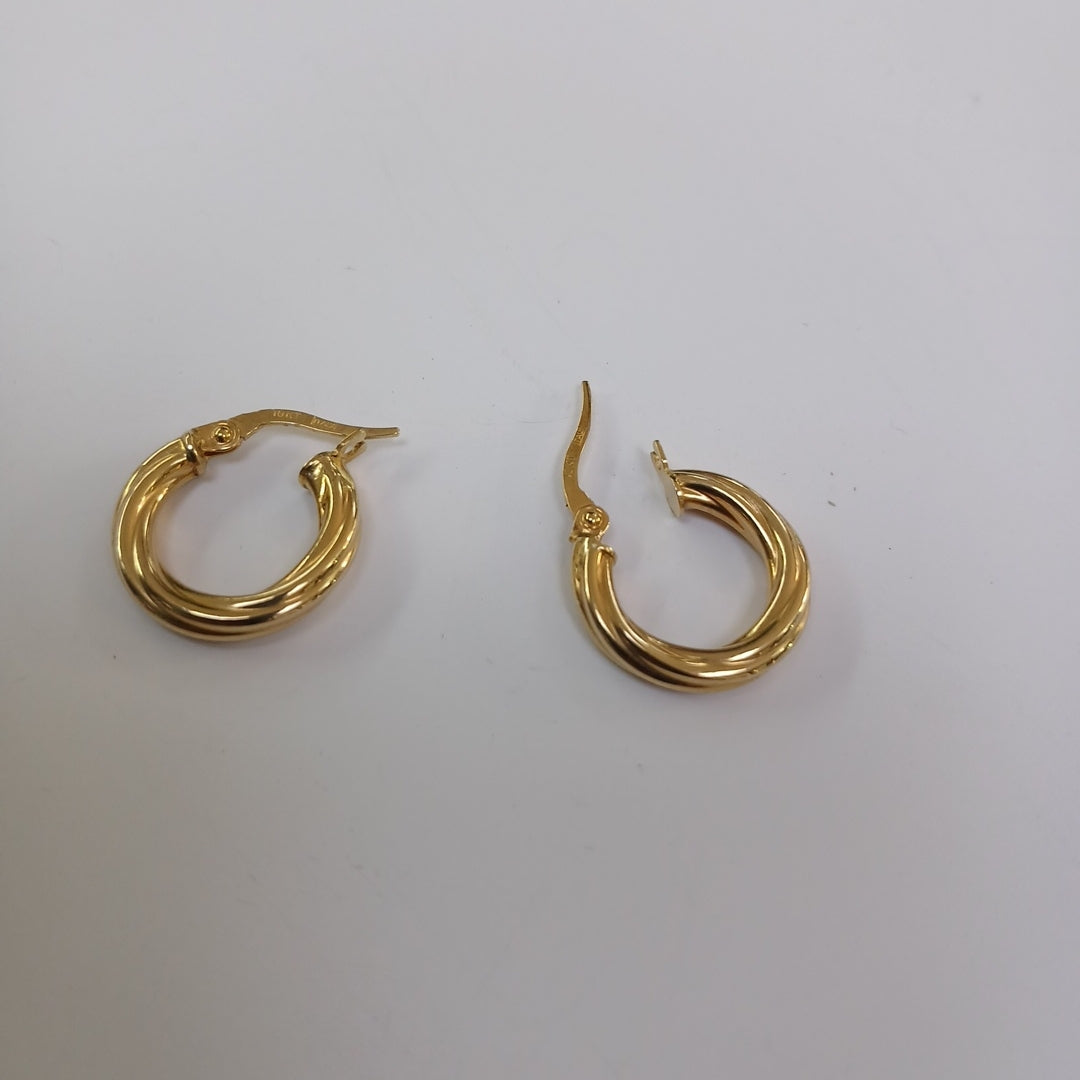ARRACADAS PAR ORO 10 K 1 GRMS (SEMINUEVO)