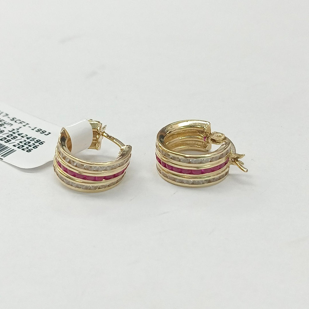 ARRACADAS PAR ORO 14 K 2,70 GRMS (SEMINUEVO)