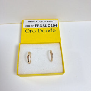 ARRACADAS ORO 14K 1.6 (NUEVO)