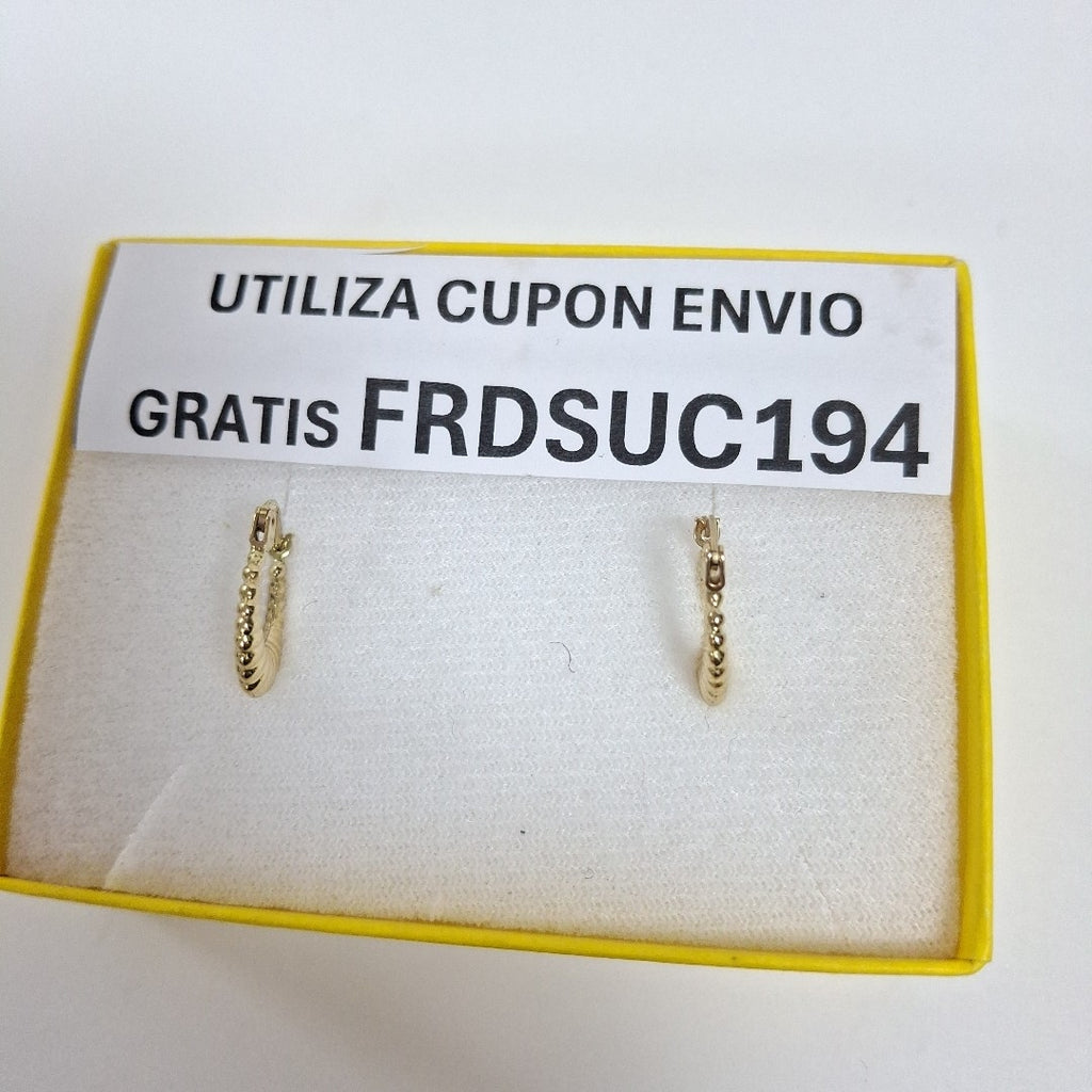 ARRACADAS ORO 14K 1.1 (NUEVO)