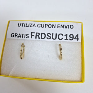 ARRACADAS ORO 14K 1.1 (NUEVO)