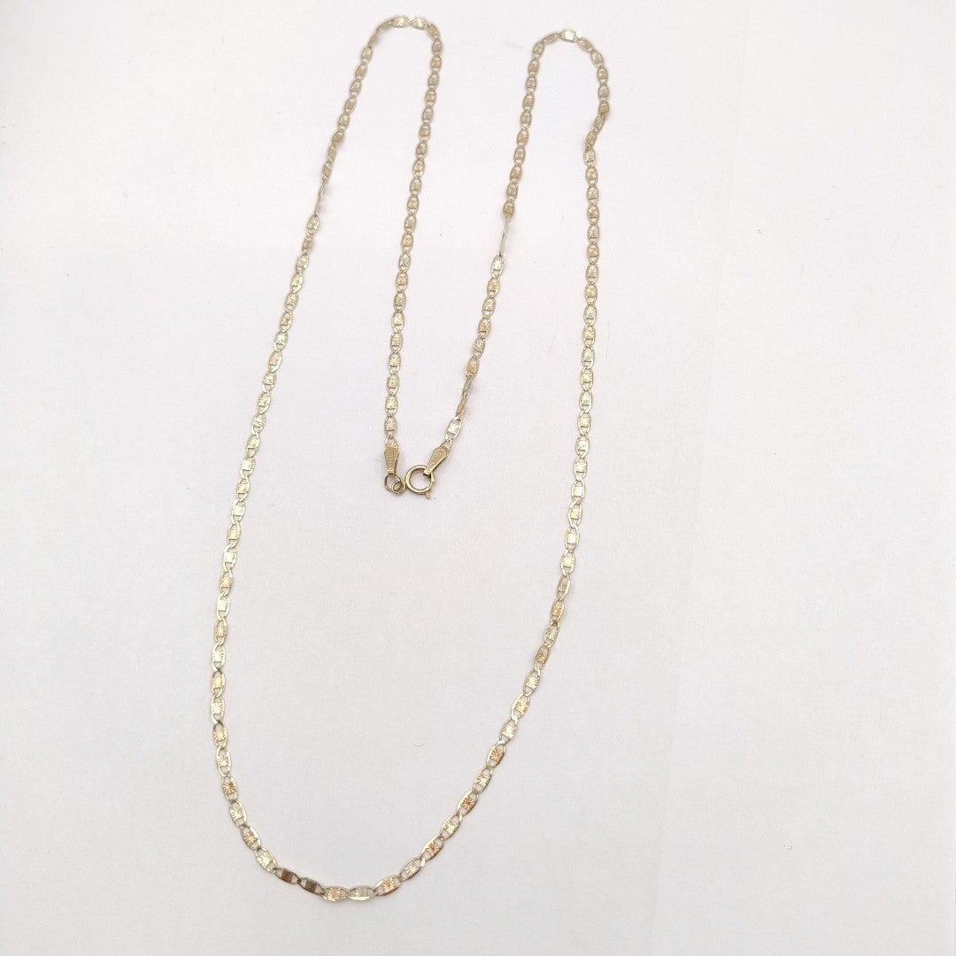 CADENA ORO, ORO COMBINADO 10 K 2.8 GRMS (SEMINUEVO)