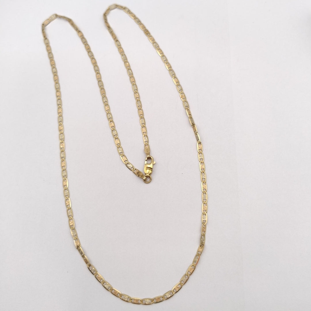 CADENA ORO COMBINADO 14 K 5.7 GRMS (SEMINUEVO)