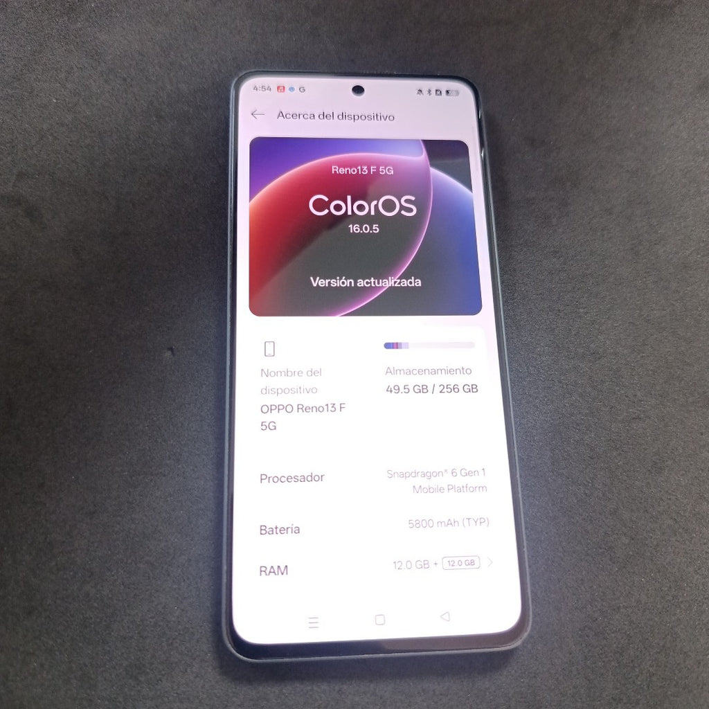 CELULAR OPPO RENO 13F 5G CPH2699 (2025) 256 GB 12 GB RAM (SEMINUEVO)