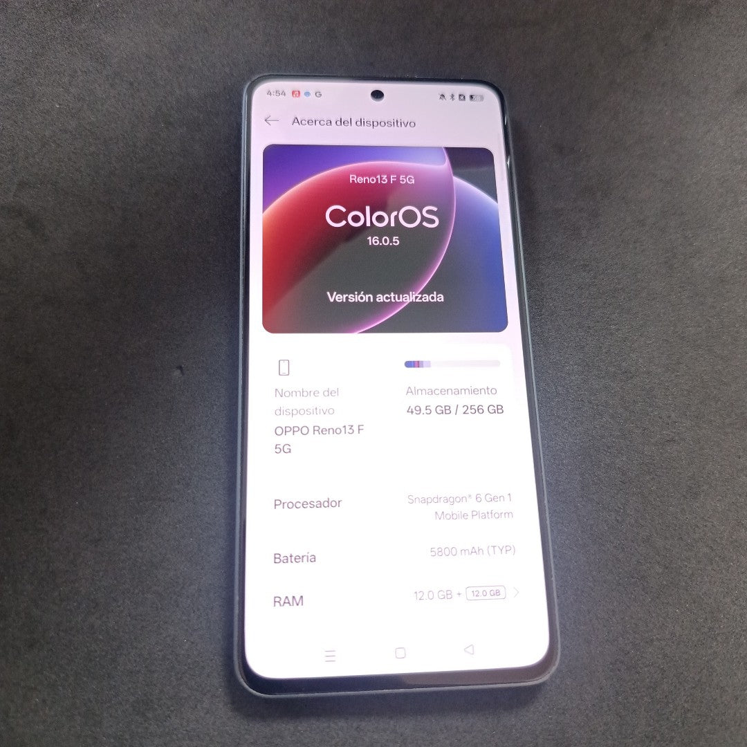 CELULAR OPPO RENO 13F 5G CPH2699 (2025) 256 GB 12 GB RAM (SEMINUEVO)