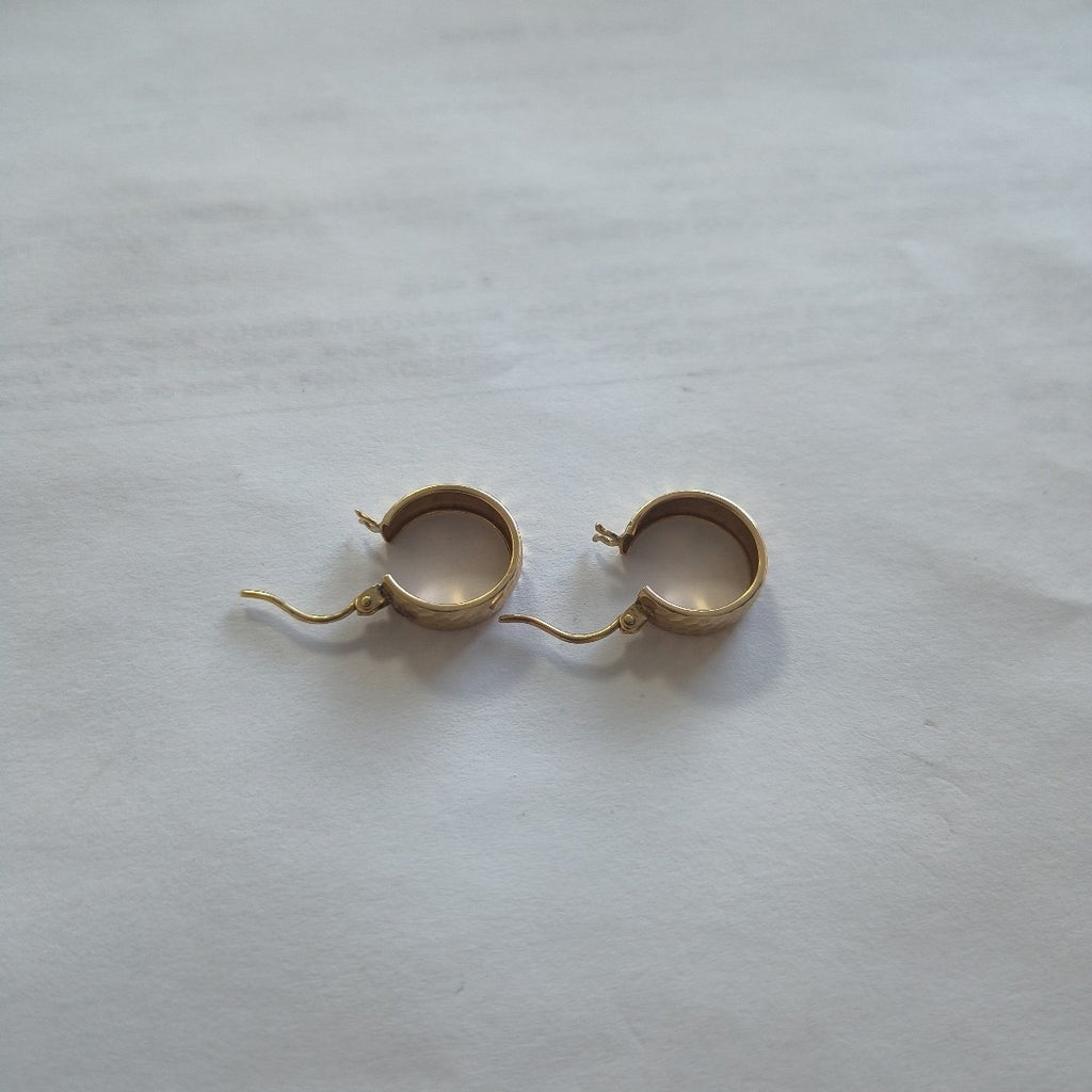 ARRACADAS PAR ORO COMBINADO 14 K 3 GRMS (SEMINUEVO)