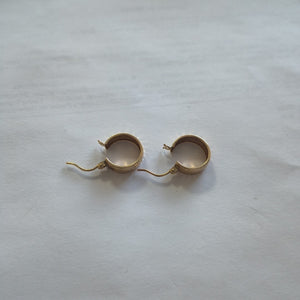 ARRACADAS PAR ORO COMBINADO 14 K 3 GRMS (SEMINUEVO)