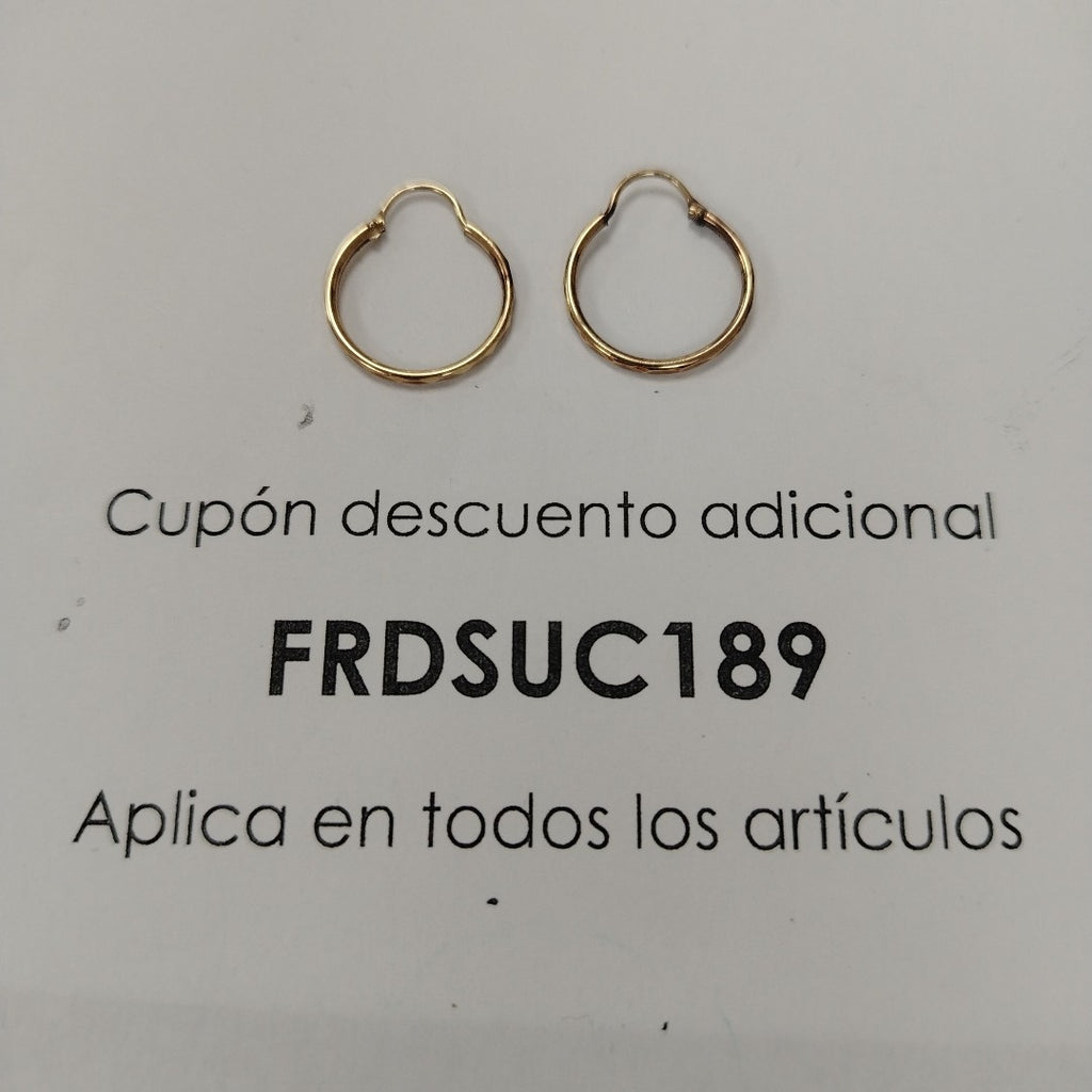ARRACADAS PAR ORO 10 K 1,00 GRMS (SEMINUEVO)